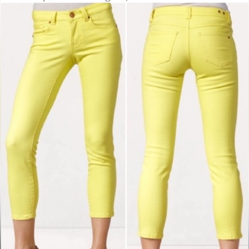 Cabi Limon Bree Crop Denim Jeans.  Size 2
